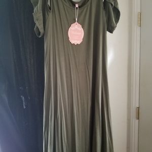 Sexy New Dress With Tags Open Bare Shoulders